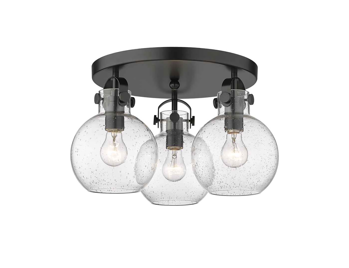 Downtown Semi-Flush Mount Satin Nickel