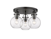 Downtown Semi-Flush Mount Satin Nickel