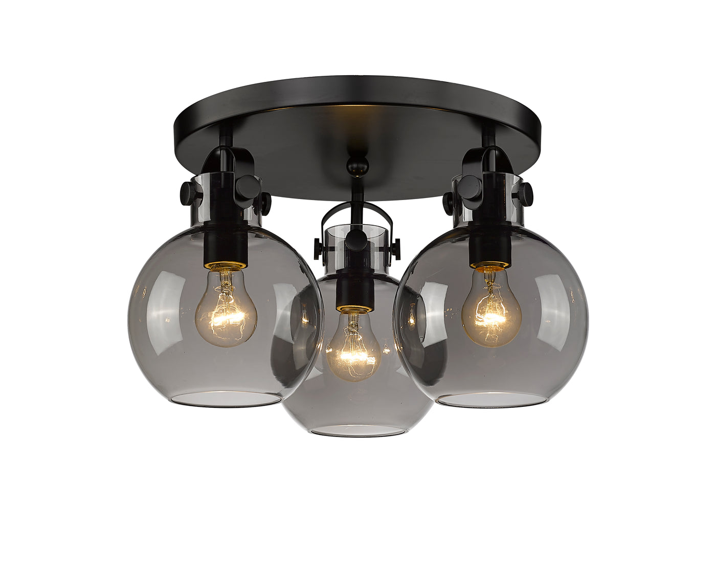 Downtown Semi-Flush Mount Satin Nickel