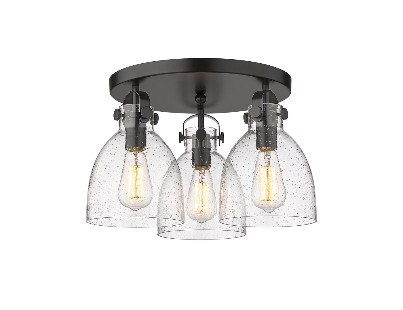 Downtown Semi-Flush Mount Satin Nickel