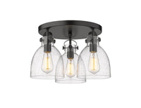 Downtown Semi-Flush Mount Satin Nickel