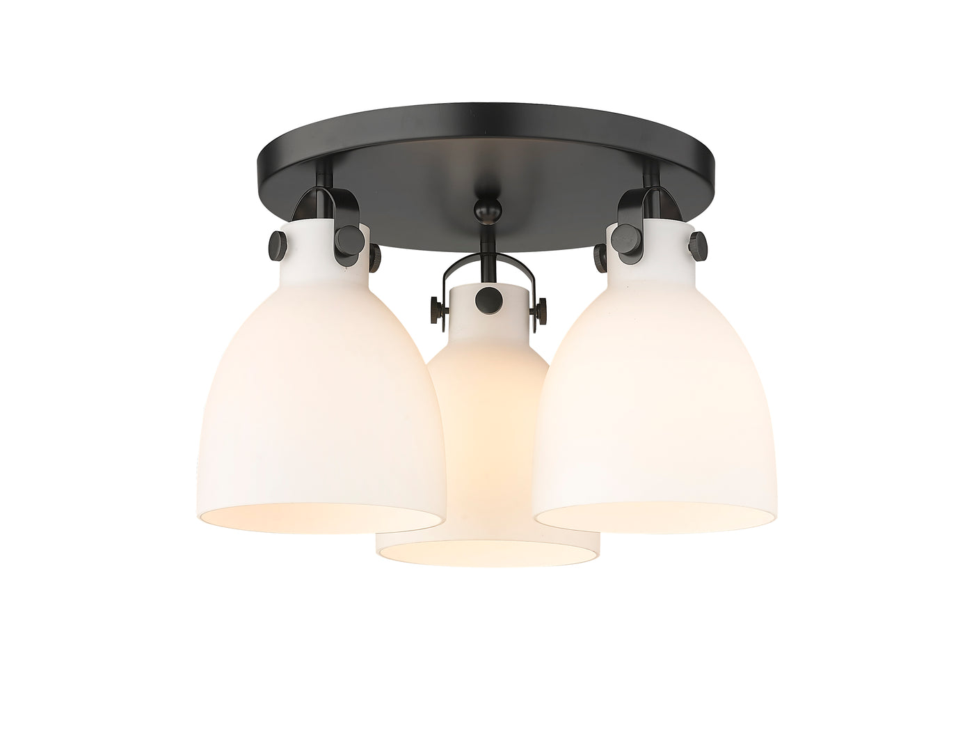 Downtown Semi-Flush Mount Satin Nickel
