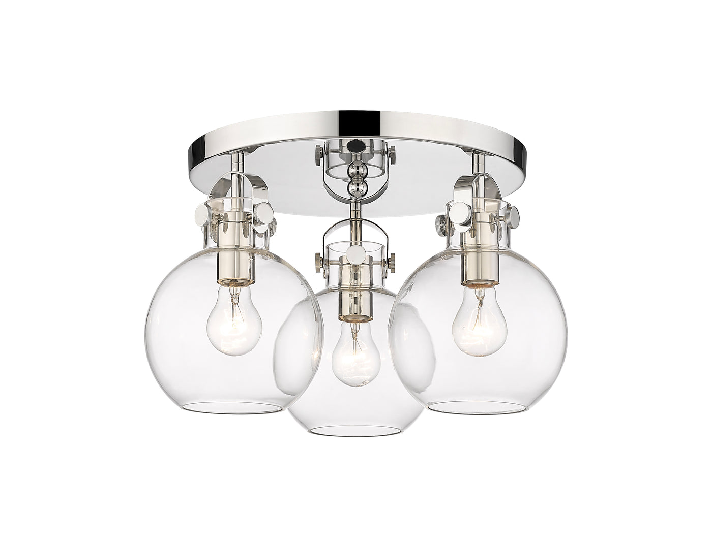 Downtown Semi-Flush Mount Satin Nickel