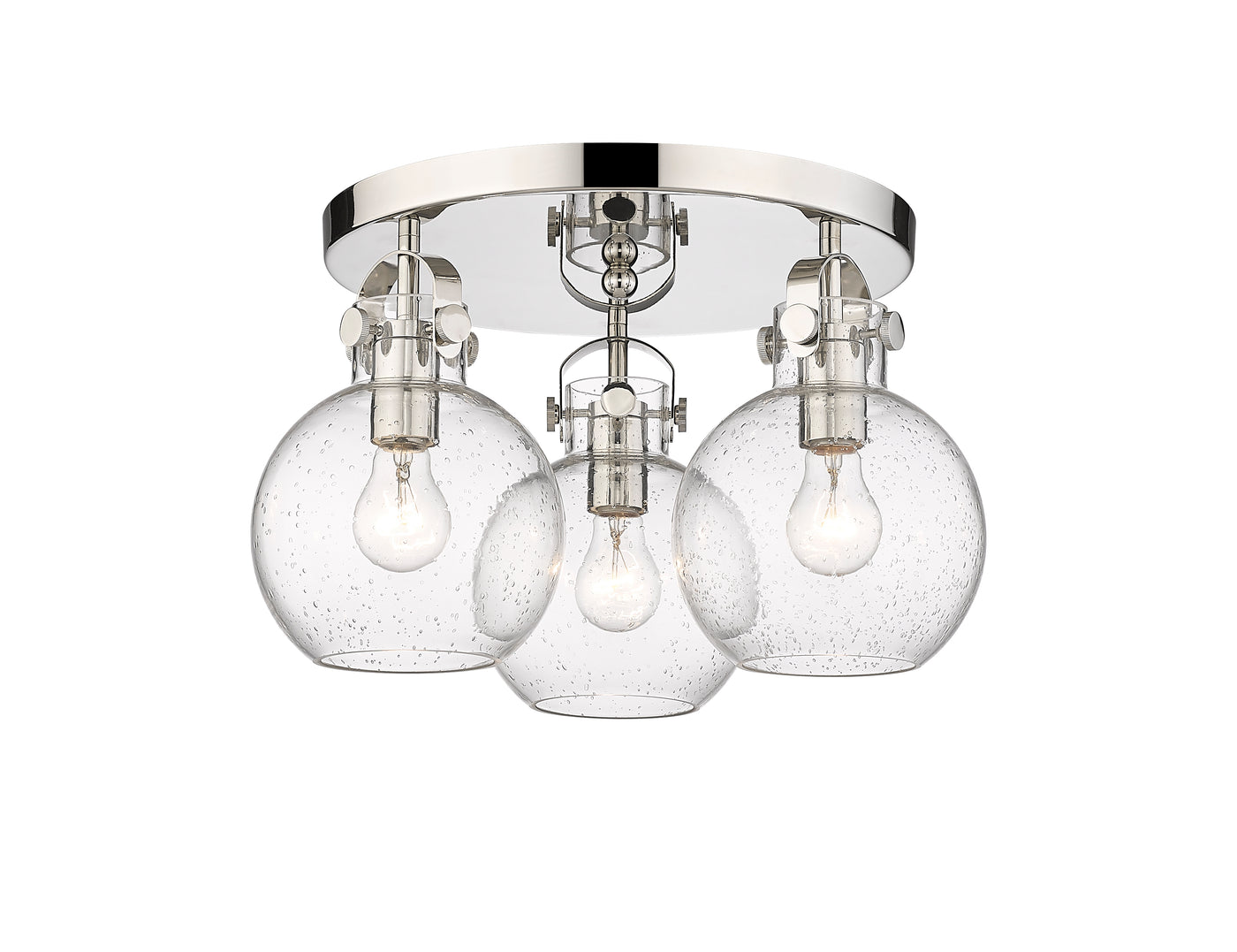 Downtown Semi-Flush Mount Satin Nickel