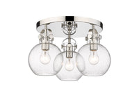 Downtown Semi-Flush Mount Satin Nickel
