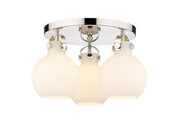 Downtown Semi-Flush Mount Satin Nickel