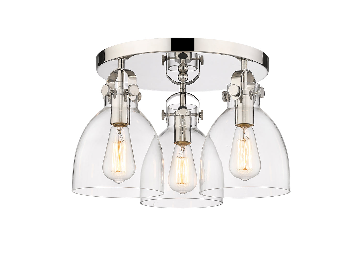 Downtown Semi-Flush Mount Satin Nickel