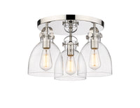 Downtown Semi-Flush Mount Satin Nickel