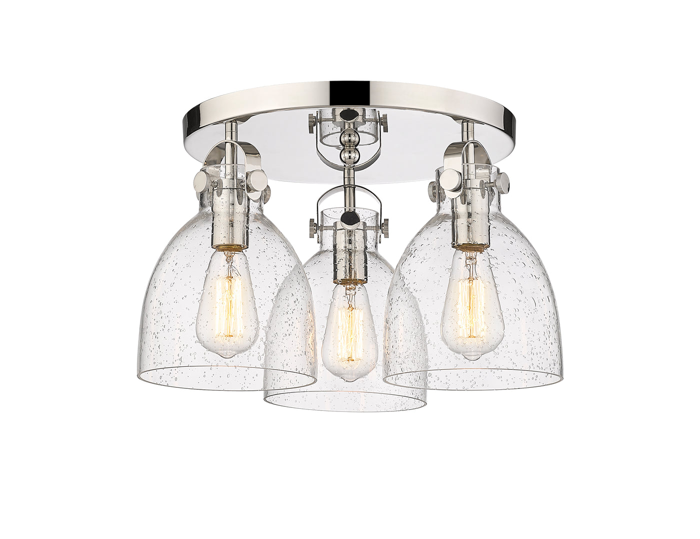 Downtown Semi-Flush Mount Satin Nickel