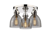 Downtown Semi-Flush Mount Satin Nickel