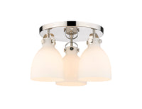 Downtown Semi-Flush Mount Satin Nickel