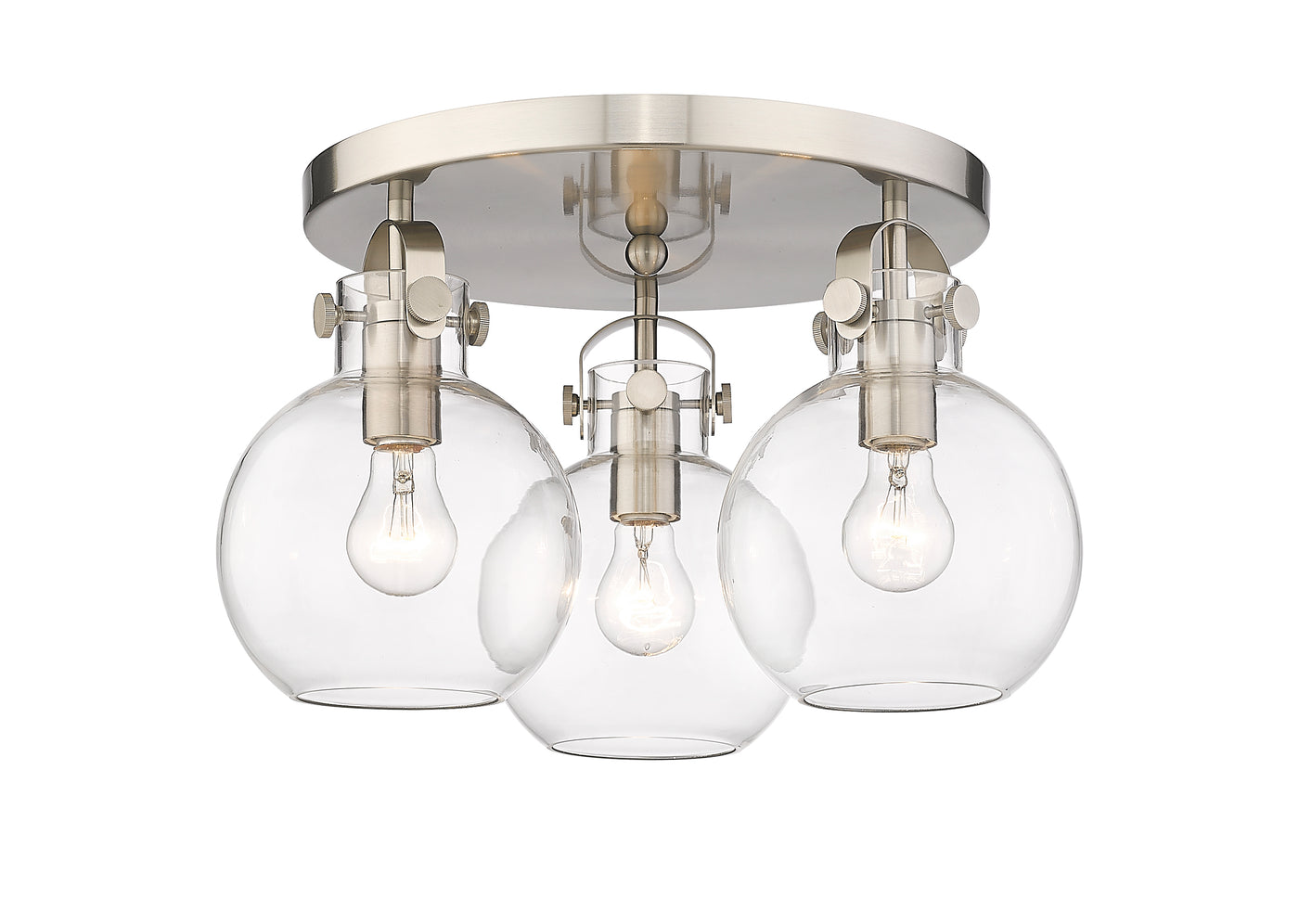 Downtown Semi-Flush Mount Satin Nickel