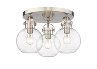 Downtown Semi-Flush Mount Satin Nickel