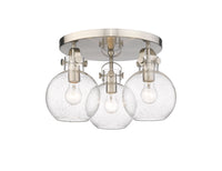 Downtown Semi-Flush Mount Satin Nickel