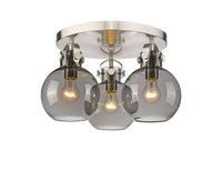 Downtown Semi-Flush Mount Satin Nickel