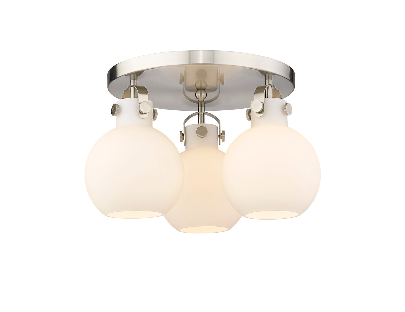 Downtown Semi-Flush Mount Satin Nickel