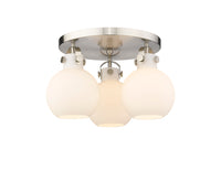 Downtown Semi-Flush Mount Satin Nickel