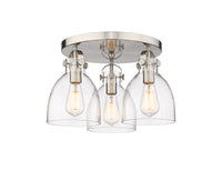 Downtown Semi-Flush Mount Satin Nickel