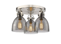 Downtown Semi-Flush Mount Satin Nickel