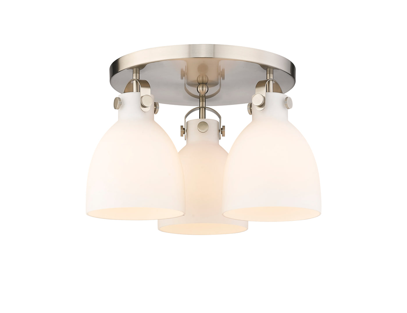 Downtown Semi-Flush Mount Satin Nickel