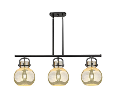 Downtown Urban Island Light Cast Brass