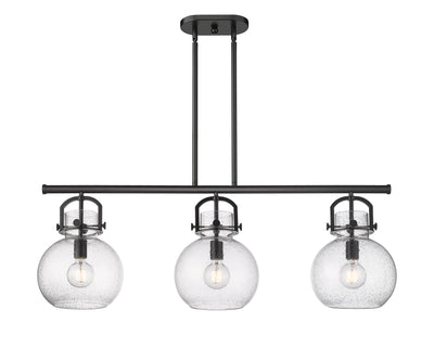 Downtown Urban Island Light Cast Brass