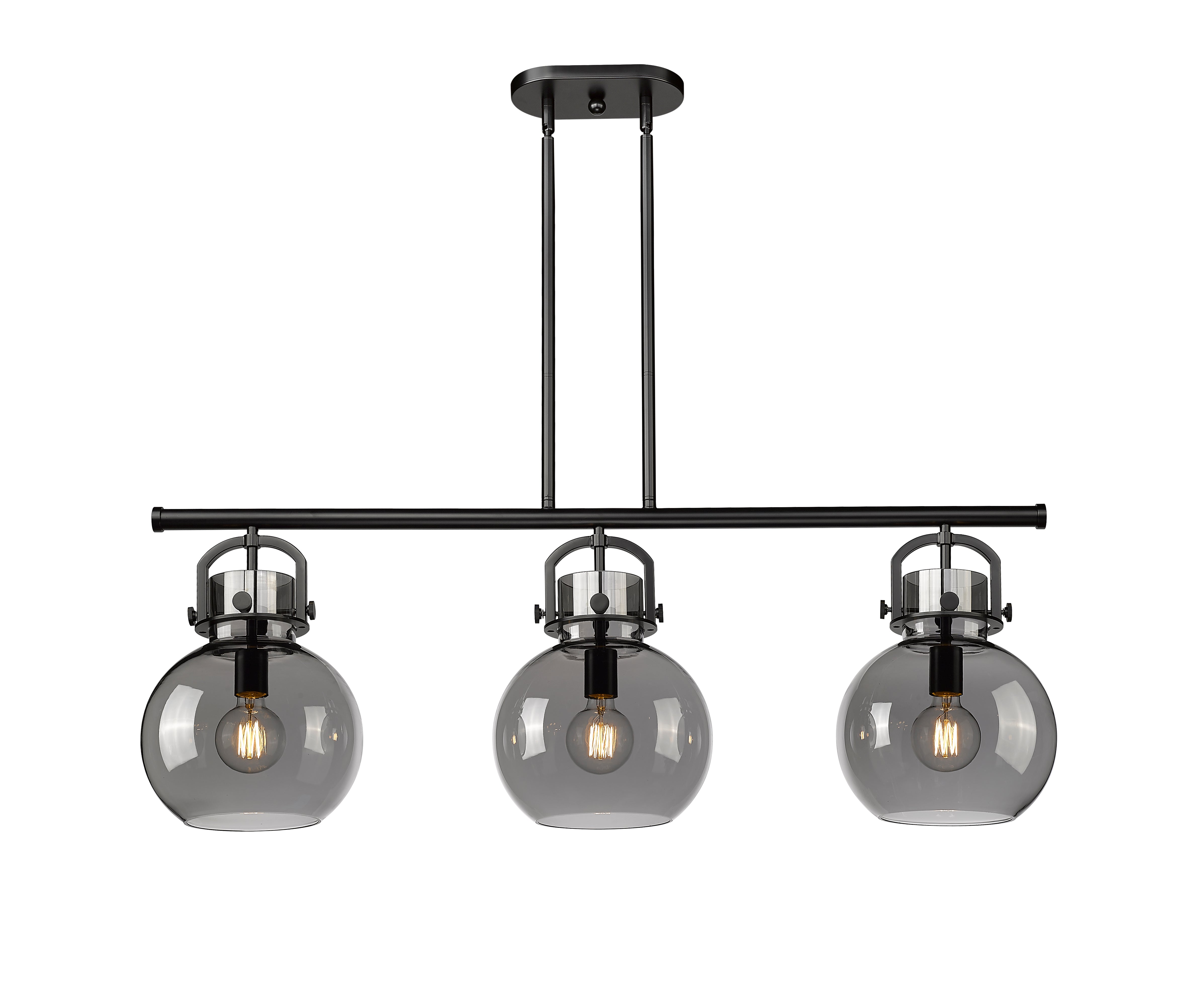 Downtown Urban Island Light Cast Brass