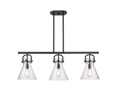 Downtown Urban Island Light Cast Brass
