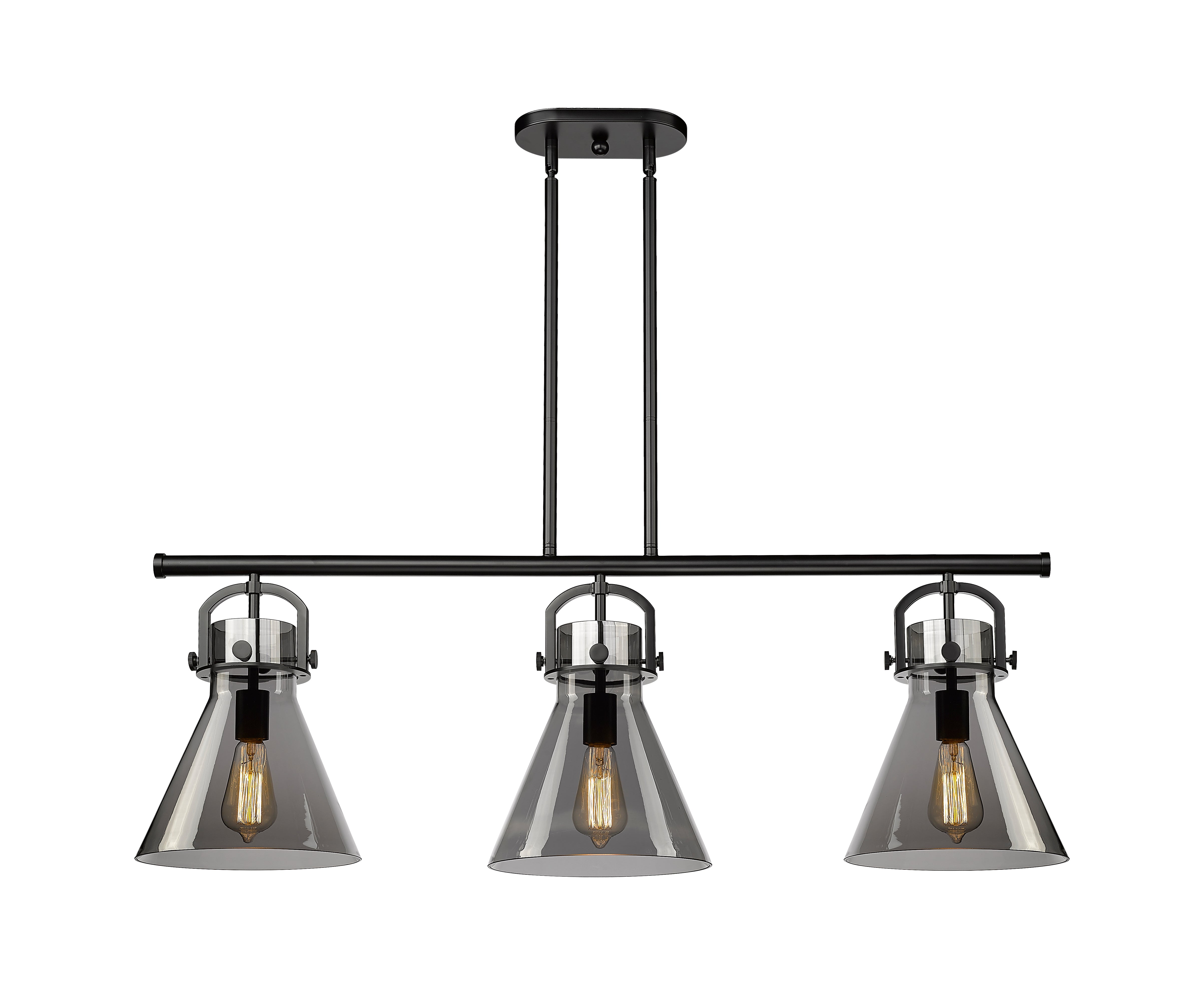 Downtown Urban Island Light Cast Brass