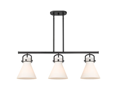 Downtown Urban Island Light Cast Brass