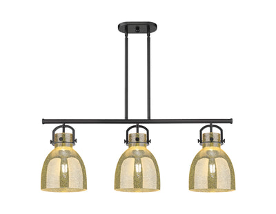 Downtown Urban Island Light Cast Brass