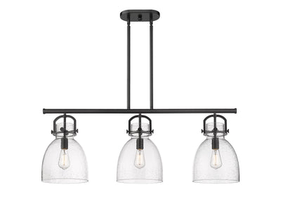 Downtown Urban Island Light Cast Brass
