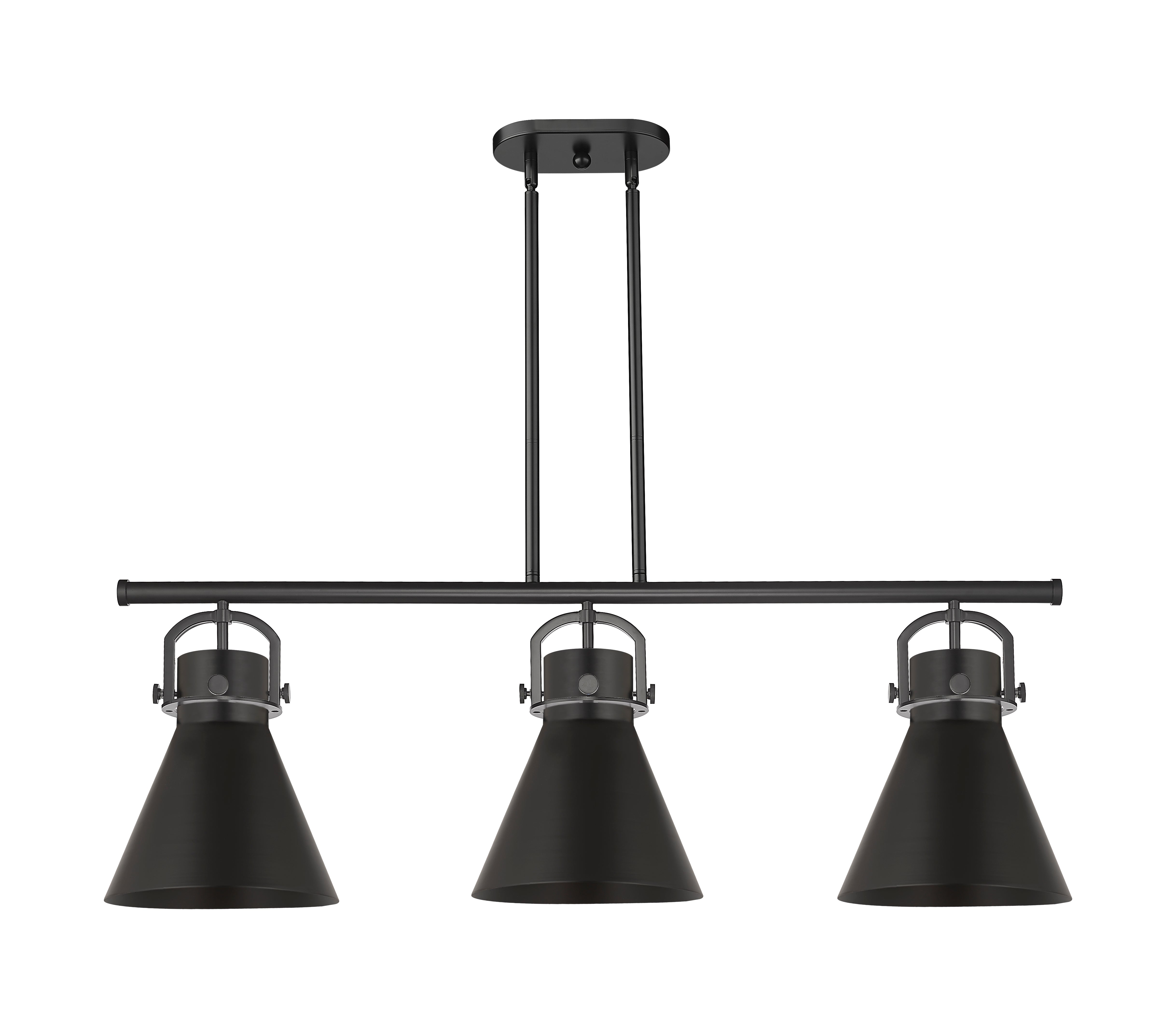 Downtown Urban Island Light Cast Brass