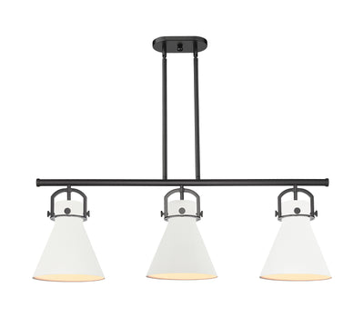 Downtown Urban Island Light Cast Brass