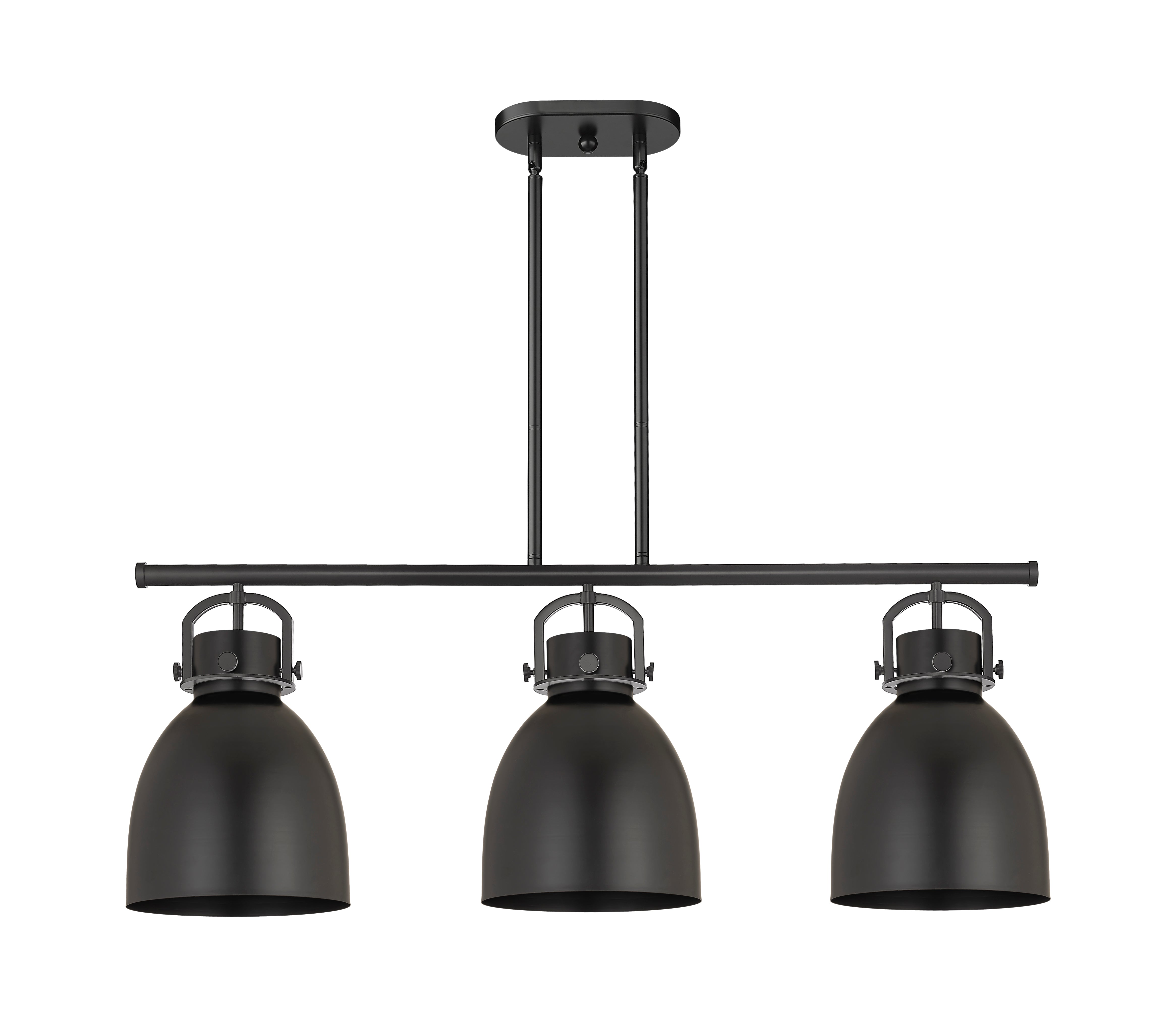 Downtown Urban Island Light Cast Brass