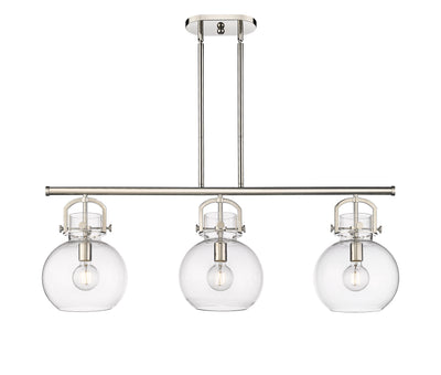 Downtown Urban Island Light Cast Brass