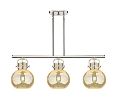 Downtown Urban Island Light Cast Brass