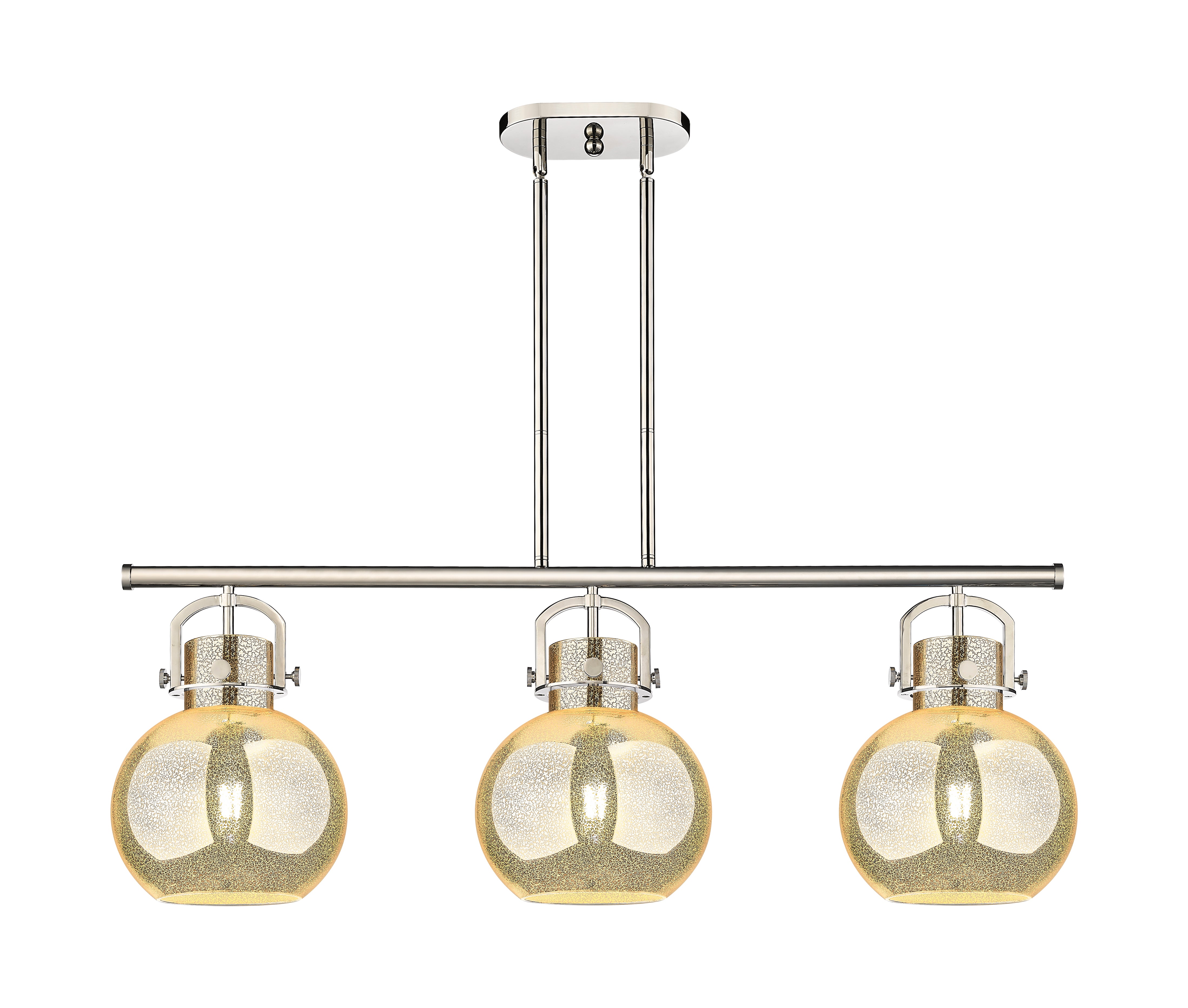 Downtown Urban Island Light Cast Brass