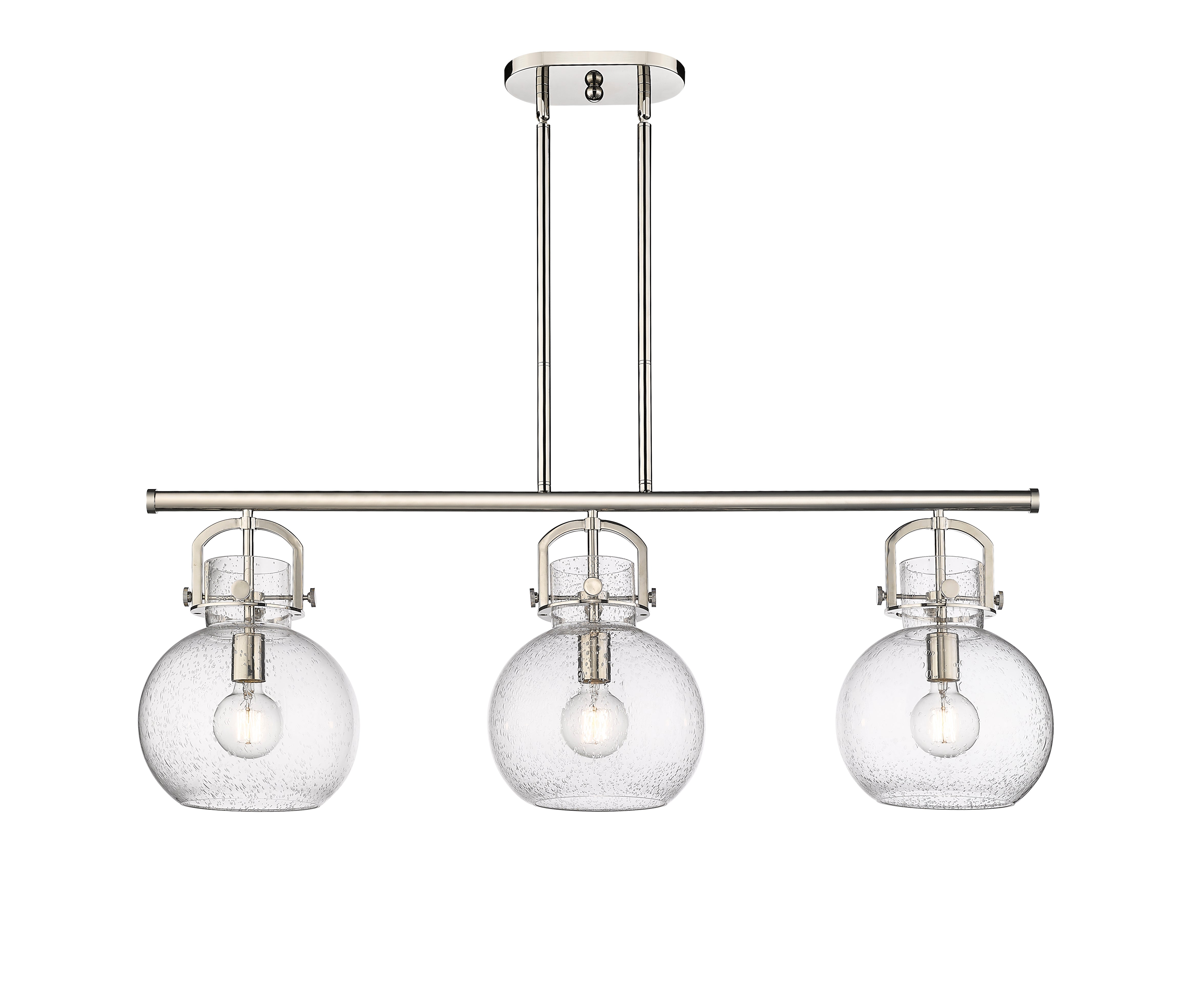 Downtown Urban Island Light Cast Brass