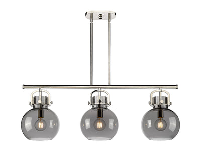 Downtown Urban Island Light Cast Brass