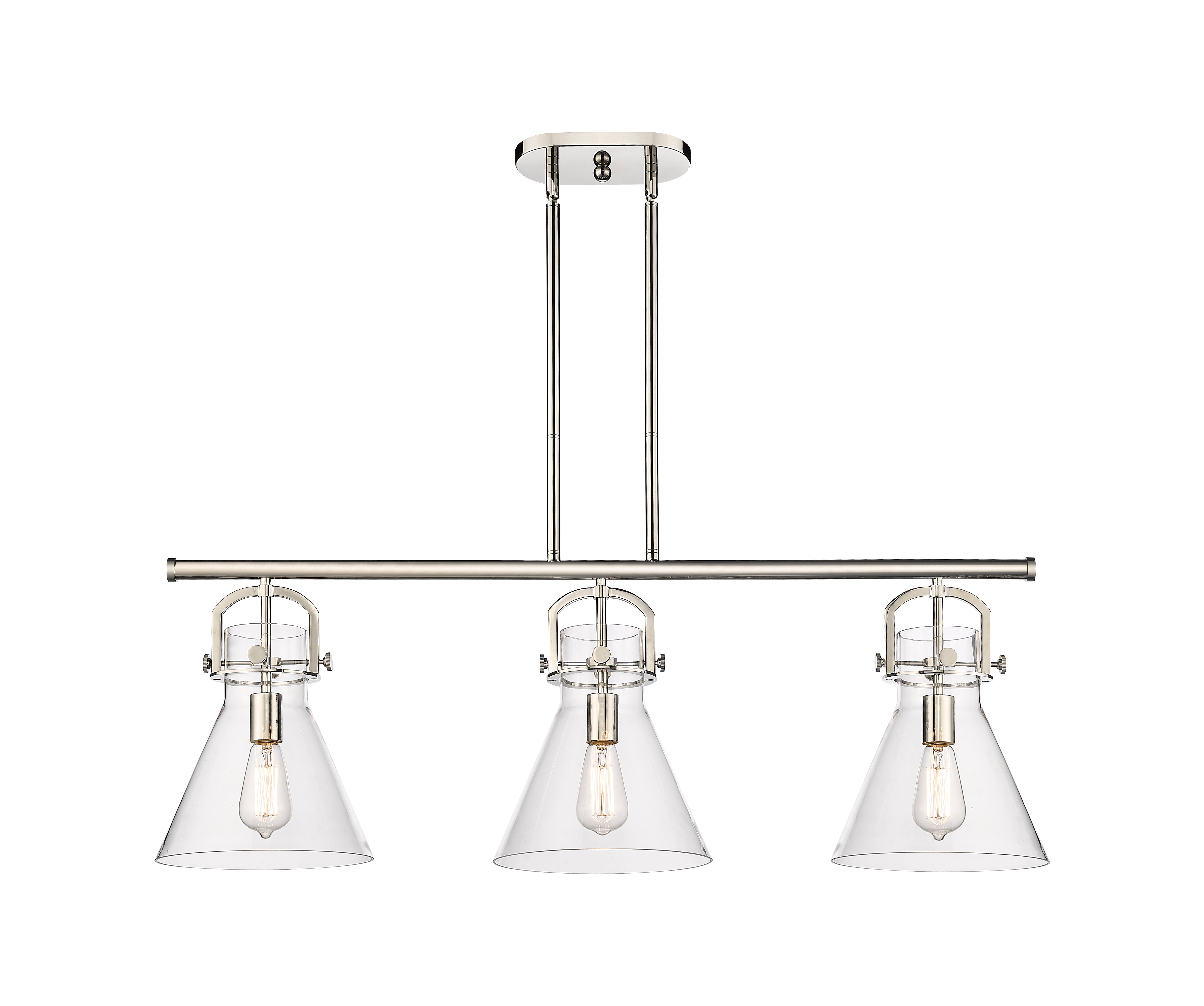 Downtown Urban Island Light Cast Brass