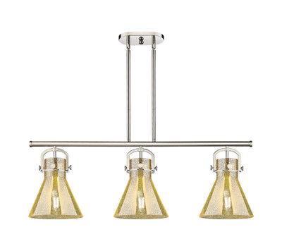 Downtown Urban Island Light Cast Brass