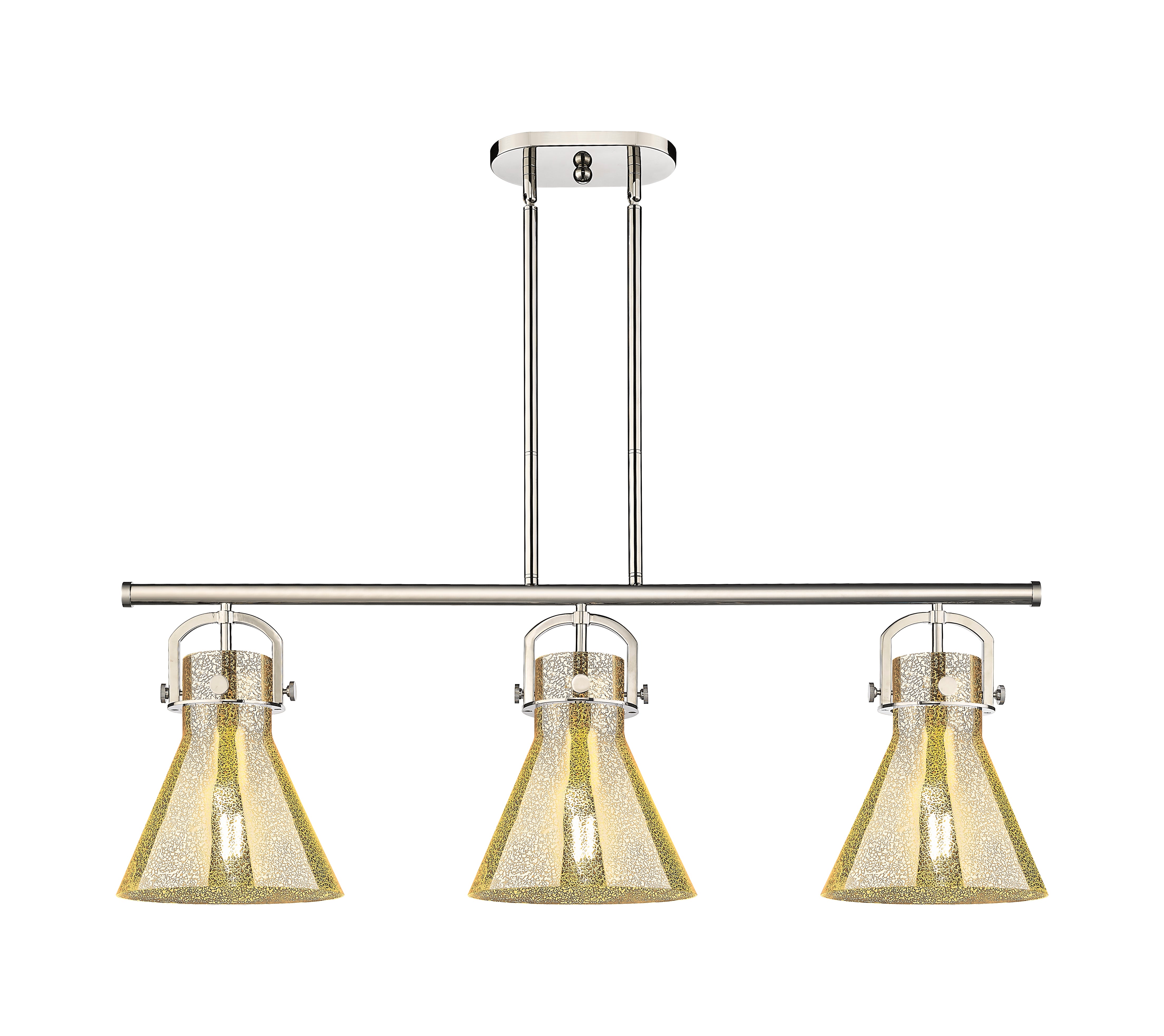 Downtown Urban Island Light Cast Brass
