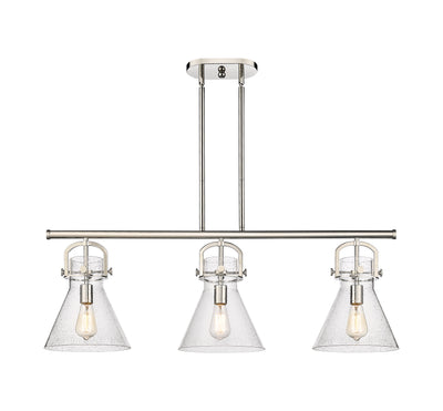Downtown Urban Island Light Cast Brass