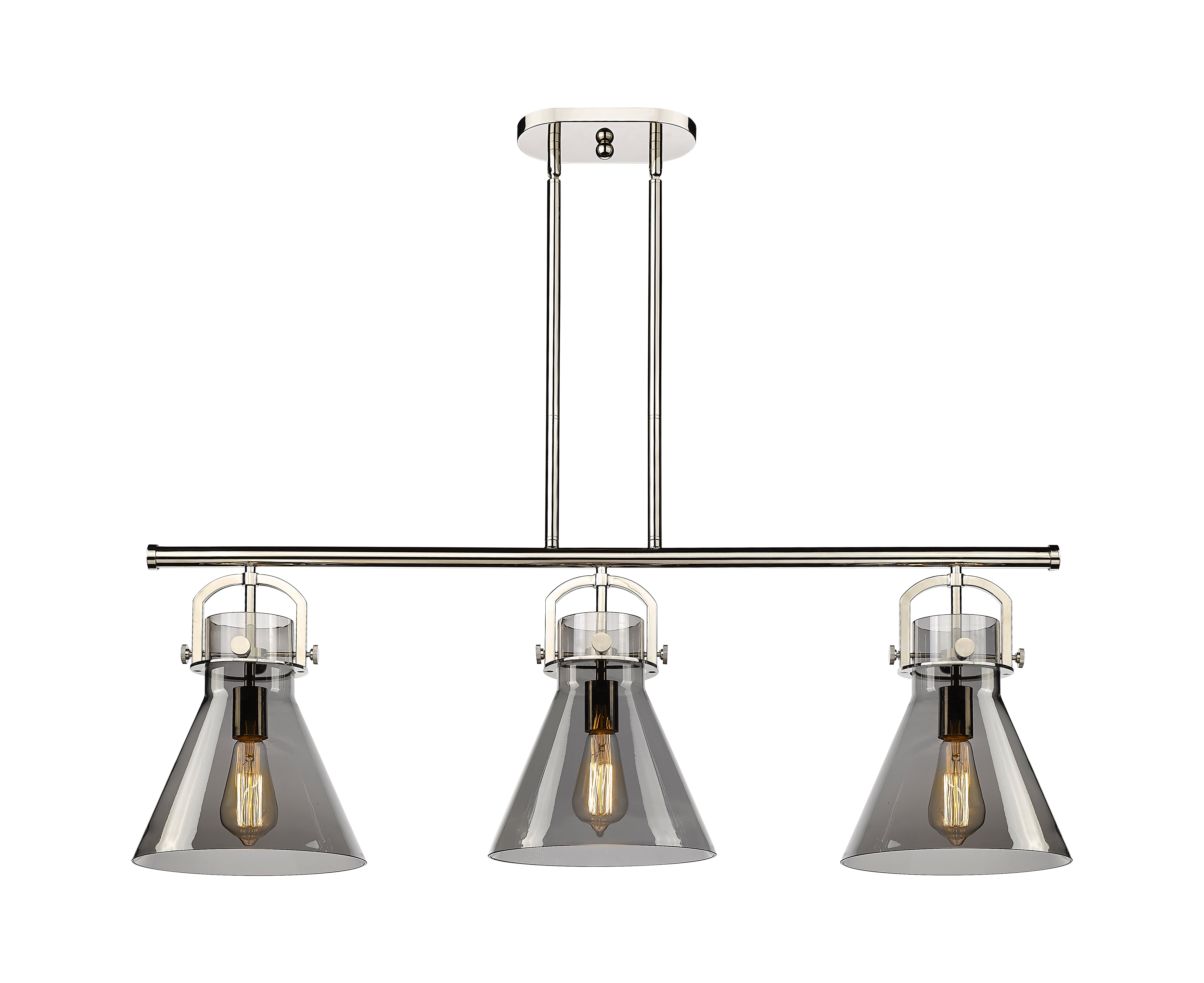 Downtown Urban Island Light Cast Brass