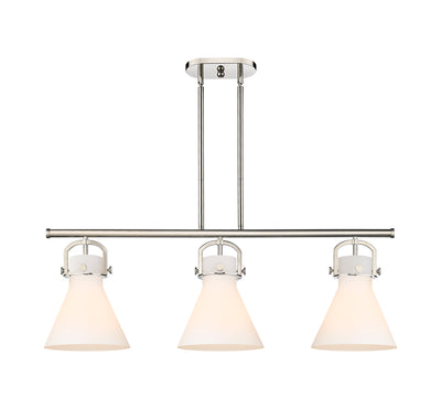 Downtown Urban Island Light Cast Brass