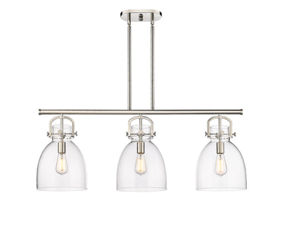 Downtown Urban Island Light Cast Brass