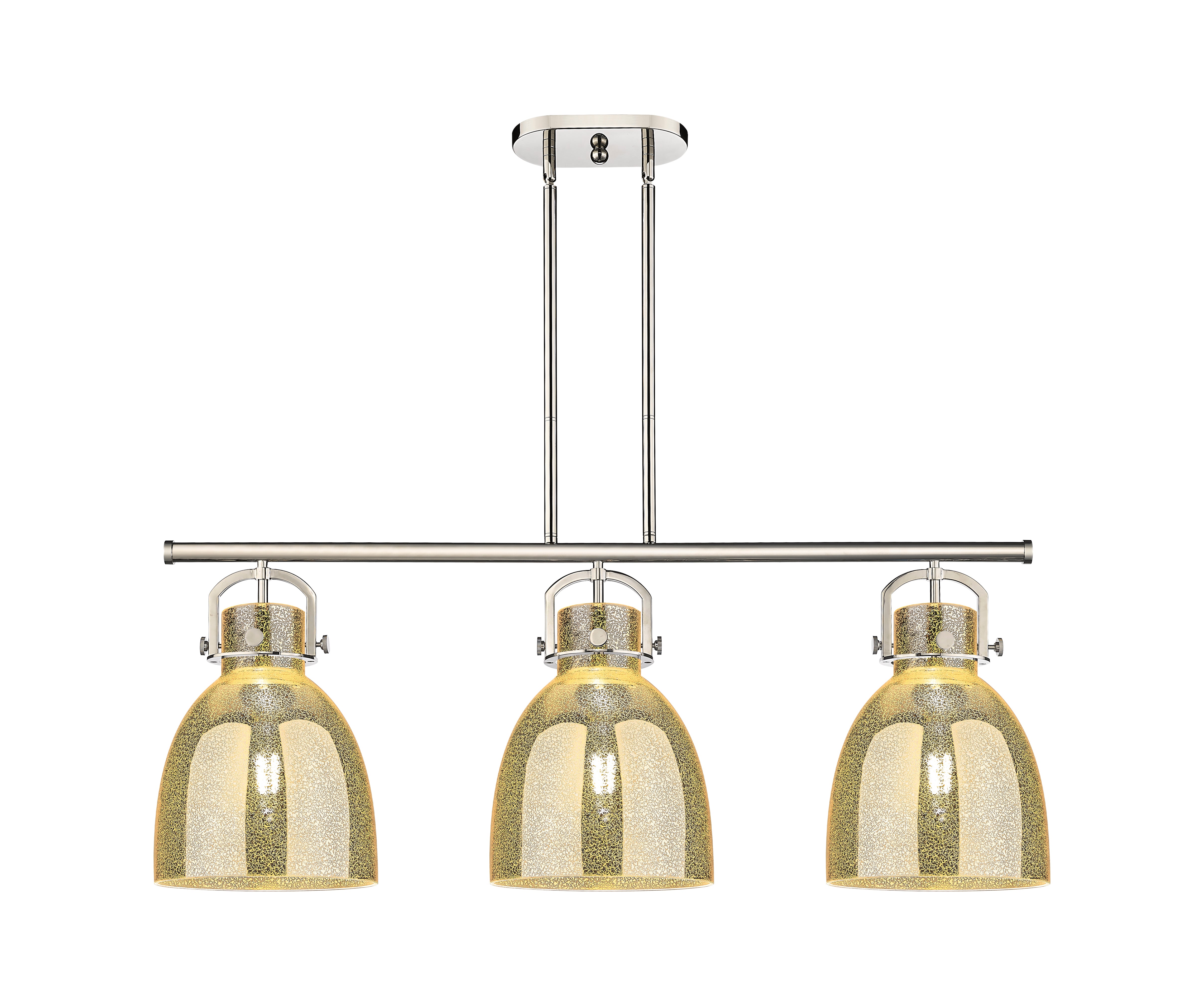 Downtown Urban Island Light Cast Brass