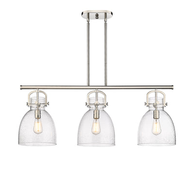 Downtown Urban Island Light Cast Brass