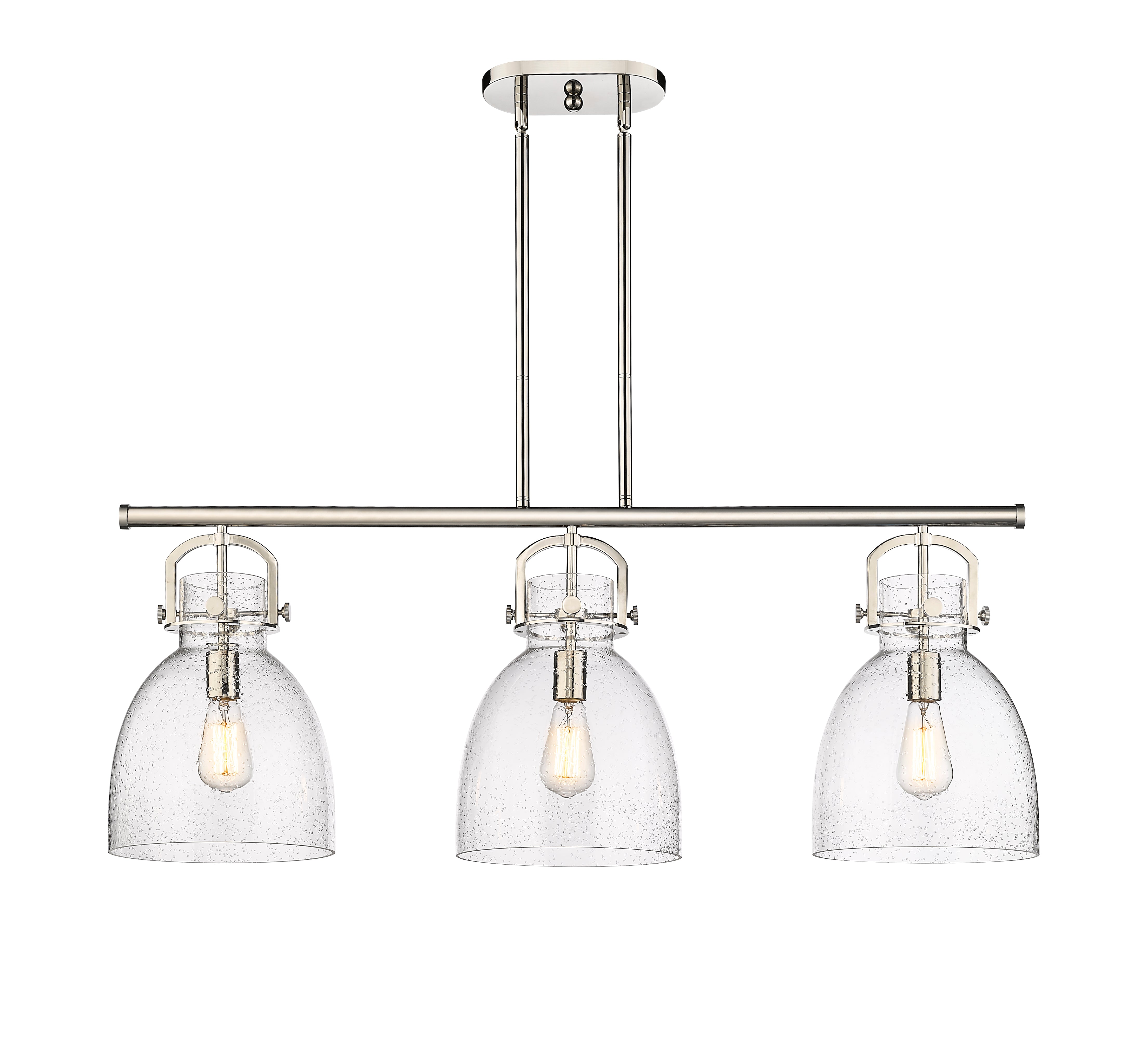 Downtown Urban Island Light Cast Brass
